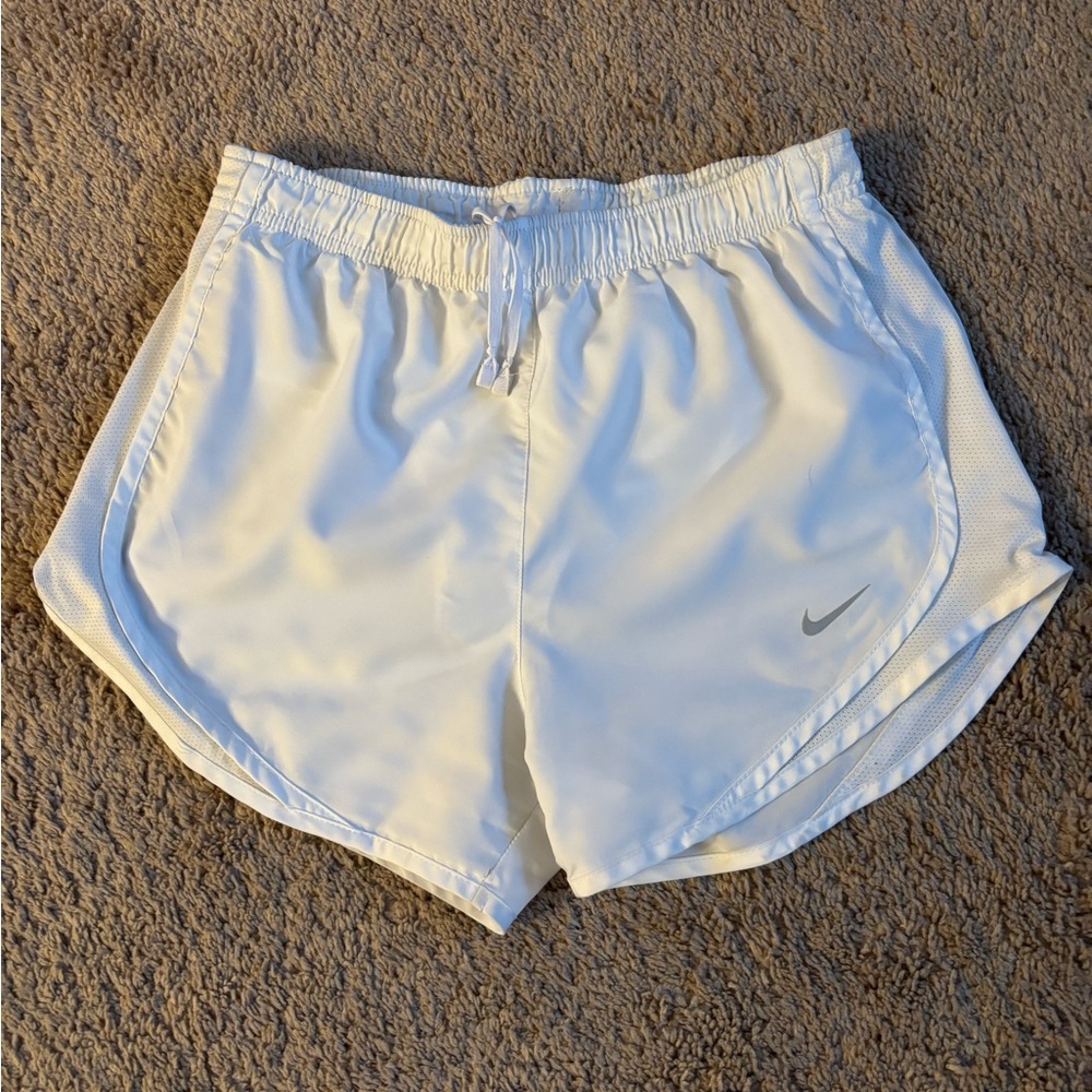 Nike Women's Light Gray Athletic Shorts